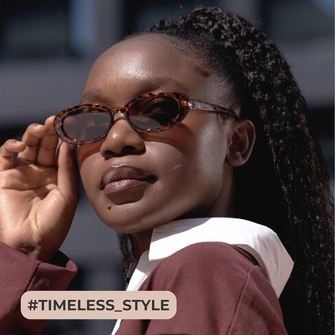 نظارات شمسية مستقطبة عصرية للنساء من miyya، نظارات شمسية بيضاوية للنساء والرجال، نظارات شمسية ريترو للنساء 2024، حماية من الأشعة فوق البنفسجية in Kuwait