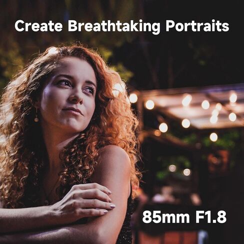 عدسة تركيب EF - JINTU 85 مم f1.8 عدسة مقربة بؤرية يدوية ثابتة لكاميرات Canon SLR T7i T7 2000D 4000D 90D 80D 70D 60D 50D 650D 600D 750D 700D 550D 450D 7D II 6D 5D T6s T6i T6 T5i T5 T4i in Kuwait