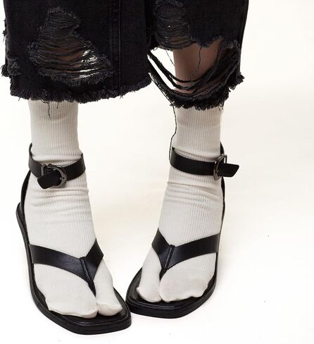 Women's Tabi 2 Toe Ruffle Frilly Flip Flop Socks Pack of 3 in Saudi Arabia