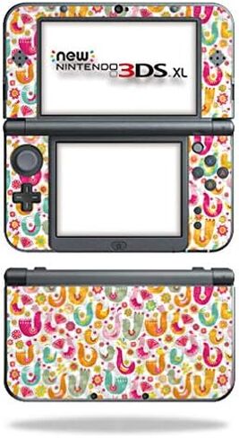 MightySkins Carbon Fiber Skin for Nintendo New 3DS XL (2015) - Quatrefoil | Protective, Durable Textured Carbon Fiber Finish | Easy to Apply, Remove, and Change Styles | Made in The USA in Saudi Arabia