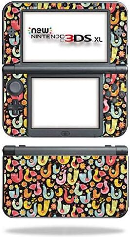 MightySkins Carbon Fiber Skin for Nintendo New 3DS XL (2015) - Quatrefoil | Protective, Durable Textured Carbon Fiber Finish | Easy to Apply, Remove, and Change Styles | Made in The USA in Saudi Arabia