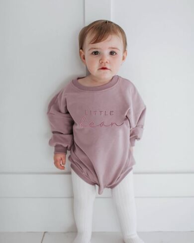 Sasaerucure Infant Baby Girl Boy Little Bean Bubble Romper Newborn Baby Long Sleeve Onesie Winter Clothes in Saudi Arabia