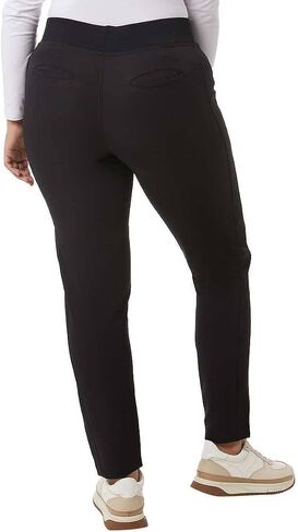 32 Degrees Women's Lightweight No Drawstring Pull On Pant (US, Alpha, Large, Regular, Regular, Black) in Saudi Arabia
