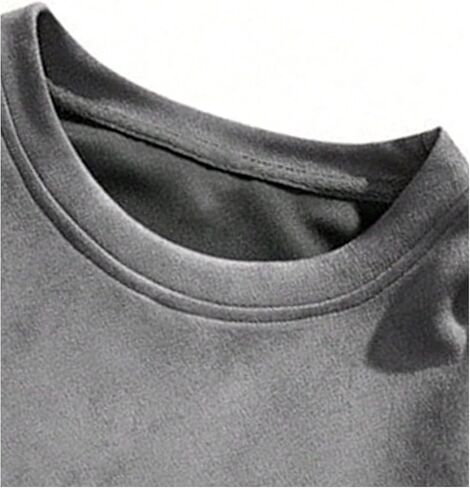 Verdusa Men's Drop Shoulder Crewneck Sweatshirt Casual Long Sleeve Pullovers in Saudi Arabia