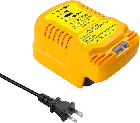 شاحن EID صغير مناسب لبطارية DEWALT 20V 18V MAX لاستبدال بطارية DCB115 لسلسلة XR 18V/20V/60V DCB206 DCB230 DCB240 DCB612 DCB609 DCB606 (ليس لـ 12 فولت) in Kuwait
