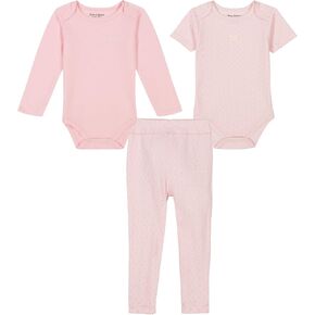 Juicy Couture baby-girls 3pc Creeper Pant Set