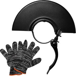 5.3 Inch Angle Grinder Guard 135mm Replacement Safety Protector with Gloves Compatibility with BOSCH XAG04T XAG04Z XAG09Z XAG11Z RYOBI METABO