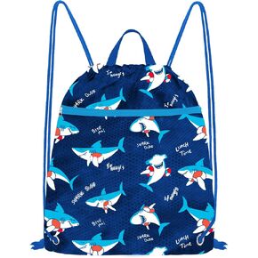 RLGPBON Drawstring Backpack for Kids Girls and Boy,Girls Gym Dance Bag,Sports Gym Bag for Girls Kids Waterproof Swimming Beach Sackpack