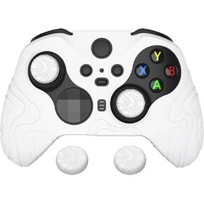 PlayVital Mountain Range Edition Silicone Cover for Xbox Elite Wireless Controller Series 2 & Elite Series 2 Core, Clear White Anti-Slip Controller Skin for Xbox Elite Series 2 Core with Thumb Grips in Kuwait