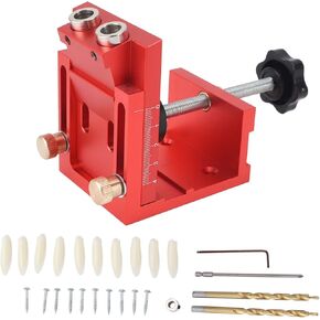 For DIY Woodworking Pocket Hole Jig Tool Kit Positioning Multifunction Inclined Hole Locator Positioner