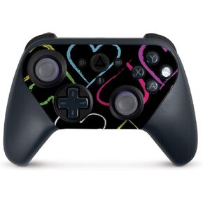 MightySkins Skin Compatible with Amazon Luna Controller - Hearts | Protective, Durable, and Unique Vinyl Decal wrap Cover | Easy to Apply, Remove, and Change Styles | Made in The USA