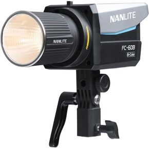 Nanlite FC-60B Bicolor LED Photo and Light 78W 2700K-6500K LCD Display Bluetooth App Control 2.4G DMX/RDM 12 Built-in Effects Photography Lighting for Video Recording Streaming Portrait Outdoor