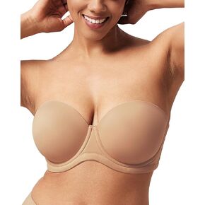 HSIA Strapless Bras for Women Big Bust Convertible Bra for Heavy Breast Strapless Bra Red Carpet Supportive Underwire