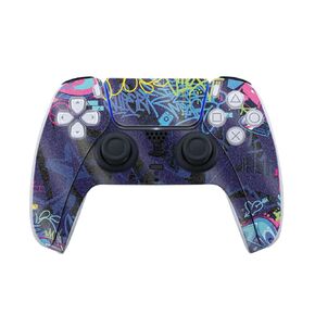 Glossy Glitter Gaming Skin Compatible with PlayStation 5 Controller - Racing Chaos - Premium 3M Vinyl Protective Wrap Decal Cover - Easy to Apply | Crafted in The USA by MightySkins
