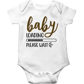 Baby Onesie Announcement | Baby Boys Girls Bodysuit Announcement | Pregnancy Announcement for Grandparents