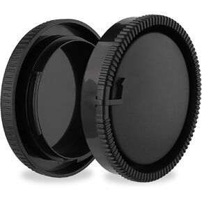A-Mount Camera Body Cap and Rear Lens Cap Cover Set for Sony Alpha A-Mount Cameras/Minolta AF Mount Lens,Camera Sensor Cap Plastic Lens Rear Covers