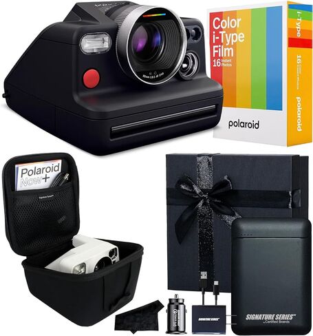 Polaroid I-2 Instant Film Camera and 16 i-Type Color Film Photos | Manual Controls, Autofocus, Flash, Bluetooth | with Signature Series Gift Bundle in Kuwait