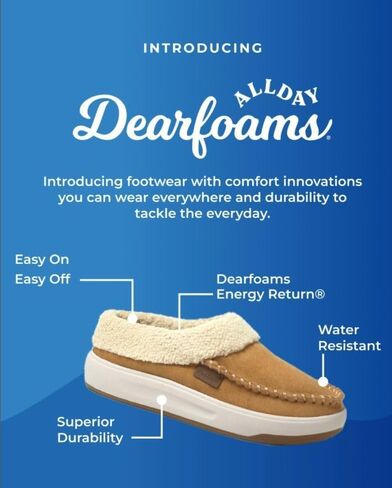 Dearfoams Women's Maple All Day Comfort Water Resistant Clog in Saudi Arabia