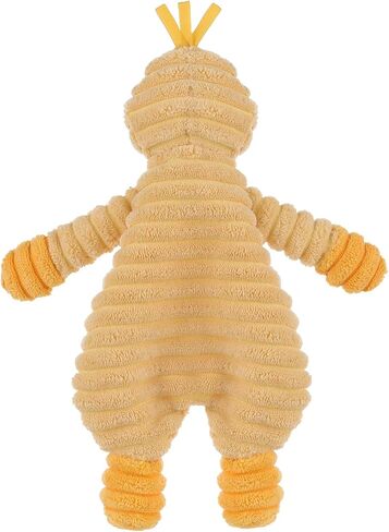 Apricot Lamb Corduroy Duck Soft Loveys for Babies, Security Blanket for Baby Boy and Girl, 10.3 Inches for Infant and Toddlers in Saudi Arabia