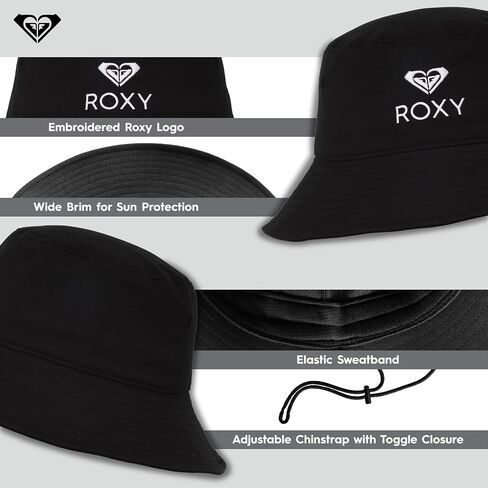 Roxy Women's Passion Moon Boonie Bucket Hat Wide Brim Sun Protection, Lightweight and Breathable with Adjustable Drawstring in Saudi Arabia