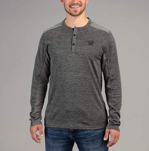 Vortex Optics Northern Heights Henley Long Sleeve Shirts in Saudi Arabia