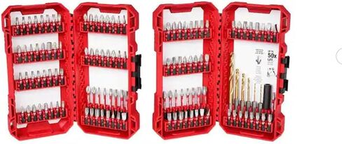 Milwuakee SHOCKWAVE Impact Duty Alloy Steel Screw Driver Bit Set (120-Piece) in Saudi Arabia