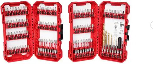 Milwuakee SHOCKWAVE Impact Duty Alloy Steel Screw Driver Bit Set (120-Piece) in Saudi Arabia