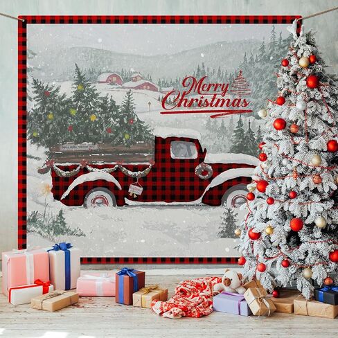 Christmas Garage Door Banner 7 x 8ft outdoor Christmas Decoration holiday garage door covers wall Backdrop Decoration Indoor Outdoor for Christmas Holiday Party Supplies(Snowman) in Saudi Arabia