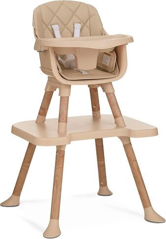 Dream On Me Luna 4in1 Convertible Highchair in Black in Kuwait
