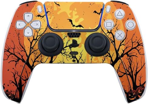 Glossy Glitter Gaming Skin Compatible with PlayStation 5 Controller - Tome - Premium 3M Vinyl Protective Wrap Decal Cover - Easy to Apply | Crafted in The USA by MightySkins in Kuwait
