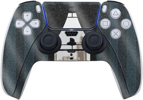 Glossy Glitter Gaming Skin Compatible with PlayStation 5 Controller - Tome - Premium 3M Vinyl Protective Wrap Decal Cover - Easy to Apply | Crafted in The USA by MightySkins in Kuwait