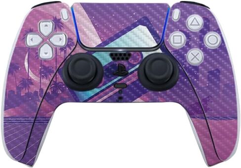 Glossy Glitter Gaming Skin Compatible with PlayStation 5 Controller - Tome - Premium 3M Vinyl Protective Wrap Decal Cover - Easy to Apply | Crafted in The USA by MightySkins in Kuwait