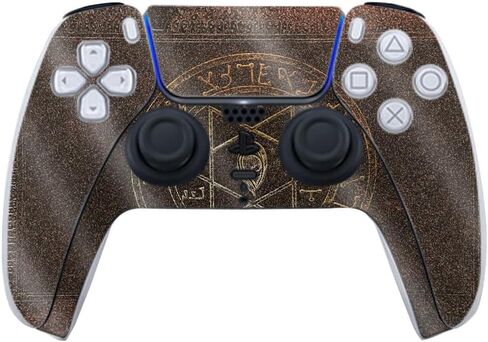 Glossy Glitter Gaming Skin Compatible with PlayStation 5 Controller - Tome - Premium 3M Vinyl Protective Wrap Decal Cover - Easy to Apply | Crafted in The USA by MightySkins in Kuwait