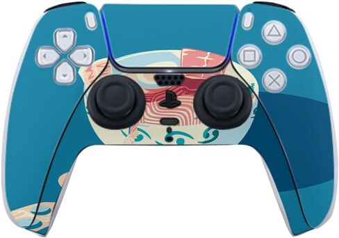 Glossy Glitter Gaming Skin Compatible with PlayStation 5 Controller - Tome - Premium 3M Vinyl Protective Wrap Decal Cover - Easy to Apply | Crafted in The USA by MightySkins in Kuwait