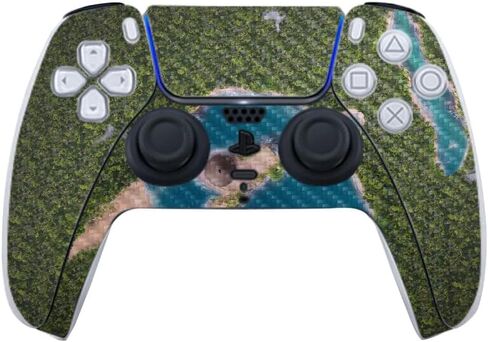 Glossy Glitter Gaming Skin Compatible with PlayStation 5 Controller - Tome - Premium 3M Vinyl Protective Wrap Decal Cover - Easy to Apply | Crafted in The USA by MightySkins in Kuwait