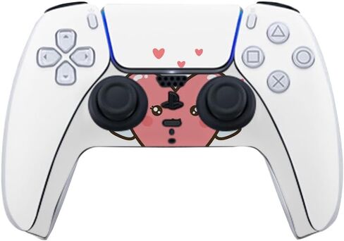 Glossy Glitter Gaming Skin Compatible with PlayStation 5 Controller - Drawn Bow - Premium 3M Vinyl Protective Wrap Decal Cover - Easy to Apply | Crafted in The USA by MightySkins in Saudi Arabia