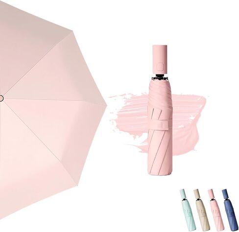 W.L Umbrellas for Rain: Compact Travel Essential, Lightweight & Portable with Automatic Open & Close Feature, Large Size Windproof Umbrella, Sun Protection Parasol with UV Protection in Saudi Arabia