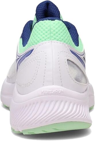 Saucony Women's Cohesion 14 Road Running Shoe, White/Navy/Mint, 6 Wide in Saudi Arabia