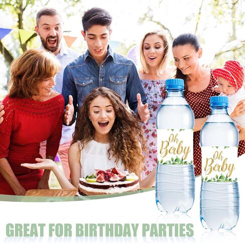 50pcs Baby Shower Water Bottle Labels, Waterproof Decorative Water Bottle Labels Personalized Water Bottle Wrap Stickers for Baby Shower Party Decorations (Animal Style) in Saudi Arabia
