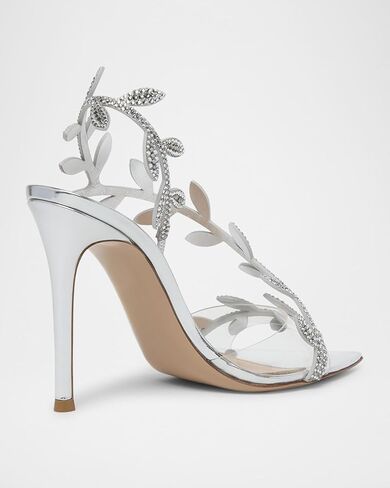 sexytag Clear Stiletto High Heels Pointed Open Toe Strappy Slingback Heeled Sandals for Women in Saudi Arabia
