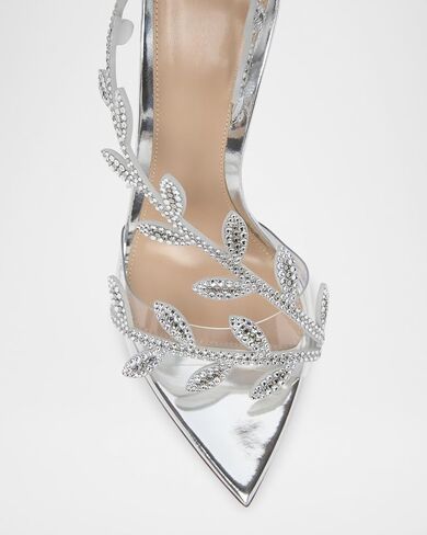 sexytag Clear Stiletto High Heels Pointed Open Toe Strappy Slingback Heeled Sandals for Women in Saudi Arabia