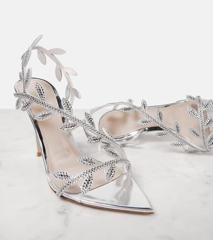 sexytag Clear Stiletto High Heels Pointed Open Toe Strappy Slingback Heeled Sandals for Women in Saudi Arabia