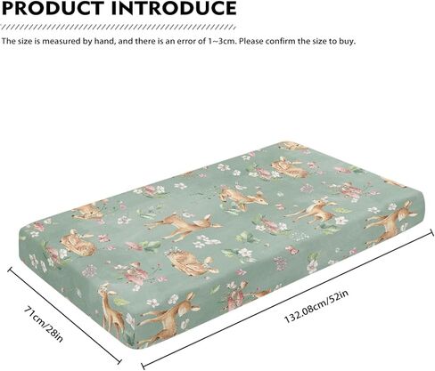 Teddy Bears Fitted Crib Sheet Watercolor Moon Star Clouds Standard Crib Mattress Fitted Sheet Grey Baby Toddler Bed Mattress Sheets for Boys Girls 28"x52" in Kuwait