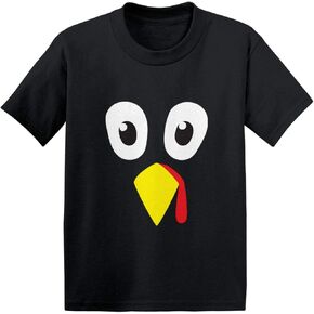Turkey Face - Gobble Cute Funny Outfit Infant/Toddler Cotton Jersey T-Shirt