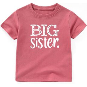Big Sister Shirts for Girls Big Sister Announcement Toddler Shirts Promoted to Girls Outfit