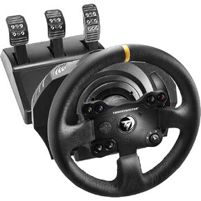 إصدار جلدي لعجلة السباق ThrustMaster TX (العجلة متضمنة 3 دواسات، Xbox One/الكمبيوتر الشخصي) in Kuwait
