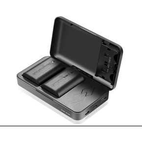 OJelay NP-FZ100 Camera Battery 2 Packs 2000mAh with Multi-Functional Charger Case for Sony Alpha 9S, A9S, A7R3, A7R4, A7iii, FX30, A7C ii, A7C, FX3, A7R V, A9, A6700, A6600, ZV-E1, ZV-E10ii