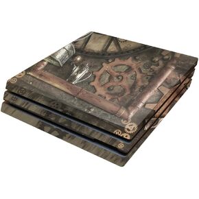 MightySkins Skin Compatible with Sony PS4 Pro Console - Steam Punk Room | Protective, Durable, and Unique Vinyl Decal wrap Cover | Easy to Apply, Remove, and Change Styles | Made in The USA