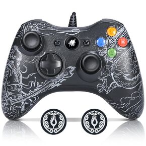 PC Controller for Wukong Games: Wired PC Gaming Controllers for PC Windows 10/11 (Black)