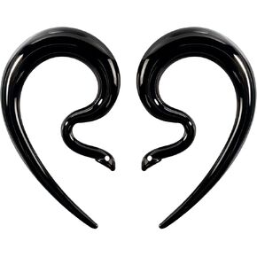 JOYTOYOU Ear Glass Spiral Tapers Plugs Tunnels Expander Hanger Gauges Earrings Stretching Body Piercings Jewelry Gauges 4G-1/2'' 5MM-12MM in Kuwait